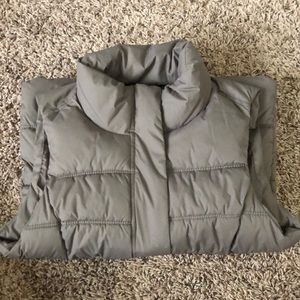 Light brown puffer vest
